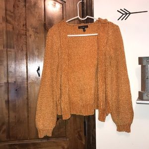 Soft yellow cardigan